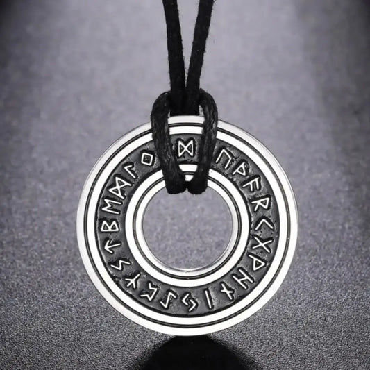 Viking Rune Talisman Necklace – Nordic Pendant