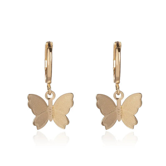 Elegant Multi-Shaped Hoop Drop Earrings