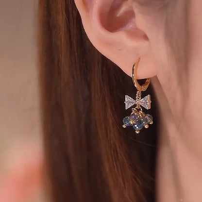 Bohemian Pearl & Rhinestone Stud Earrings