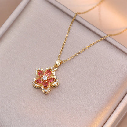 Flower Pendant Necklace