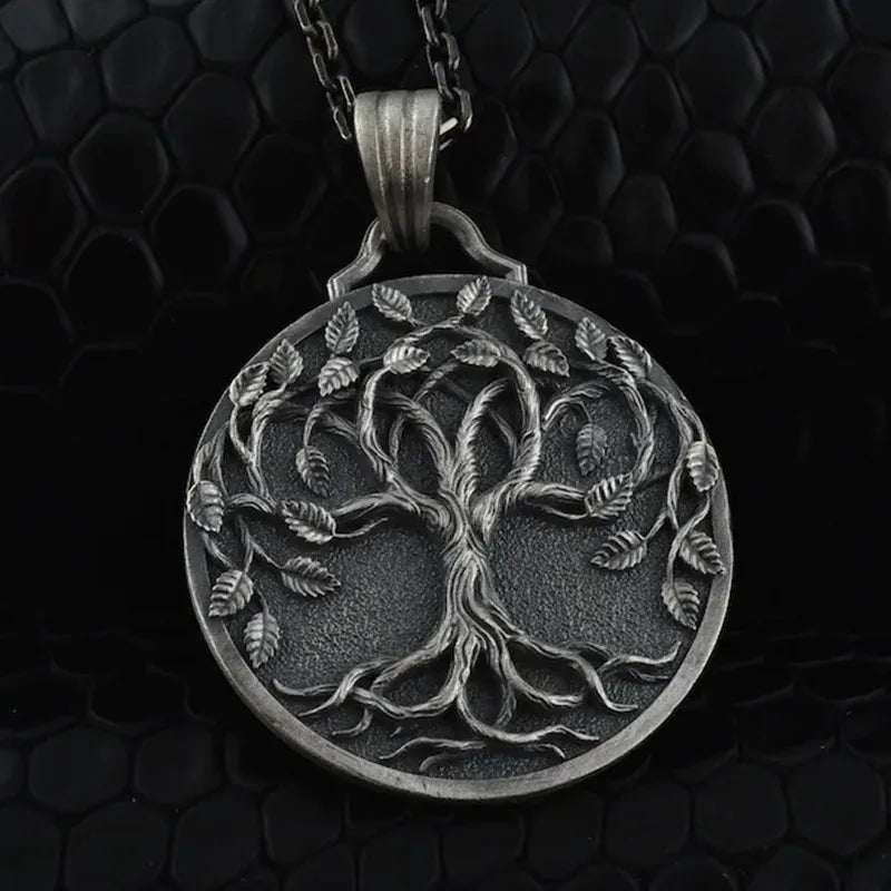 Vintage Tree of Life Pendant Necklace