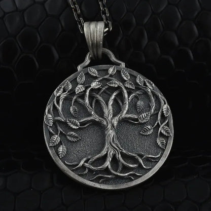 Vintage Tree of Life Pendant Necklace