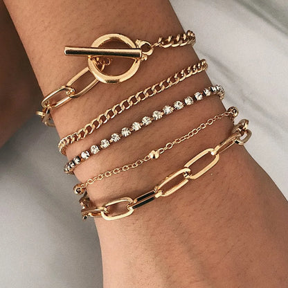 Luxury Cubic Zirconia Tennis Bracelet – Gold, Rose Gold & Silver