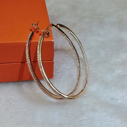 Silver/Gold Plated Cuff Hoop Earrings
