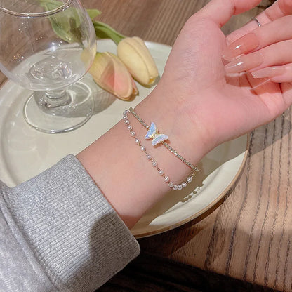 Bohemian Minimalist Multi-Layer Bracelet Set – 6-Piece Fashion Jewelry