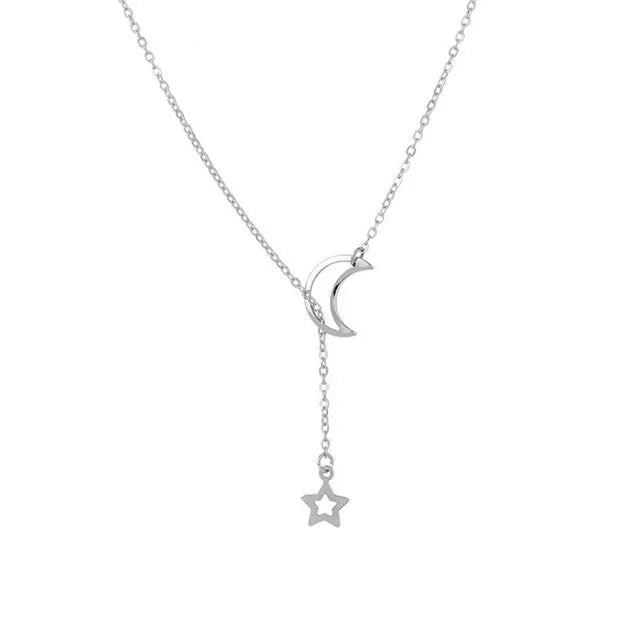 Star & Moon Choker Necklace