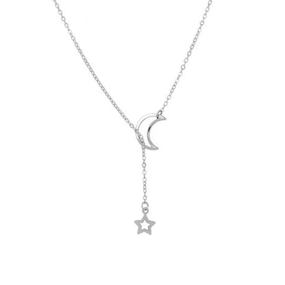 Star & Moon Choker Necklace
