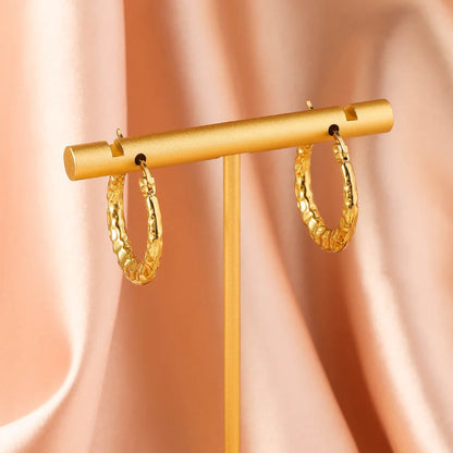 Textured Hoop Earrings – Chic Everyday Wear