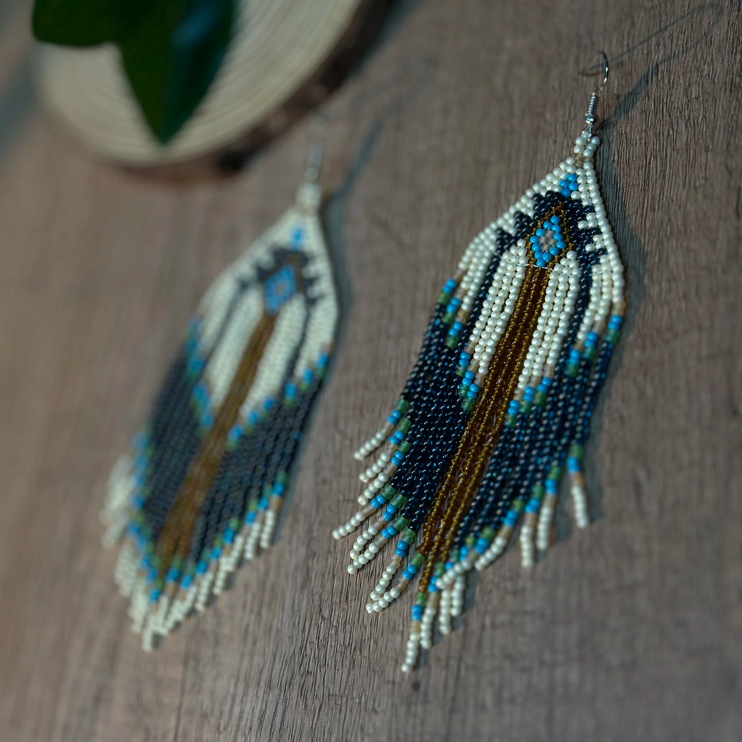 Bohemian Beaded Tassel Earrings – Lightweight Colorful Dangle Drops