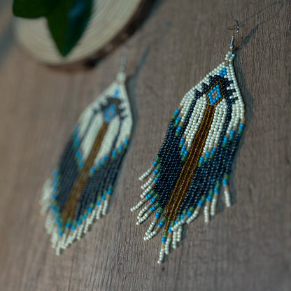 Bohemian Beaded Tassel Earrings – Lightweight Colorful Dangle Drops