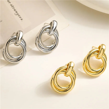 Classic Hollow Drop Earrings