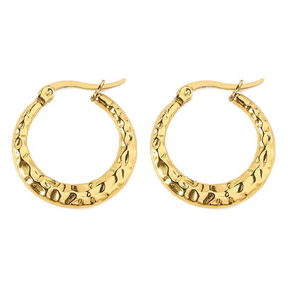 Textured Hoop Earrings – Chic Everyday Wear