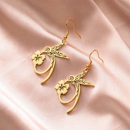 Hummingbird Jewelry Set – Gold/Silver Earrings & Necklace