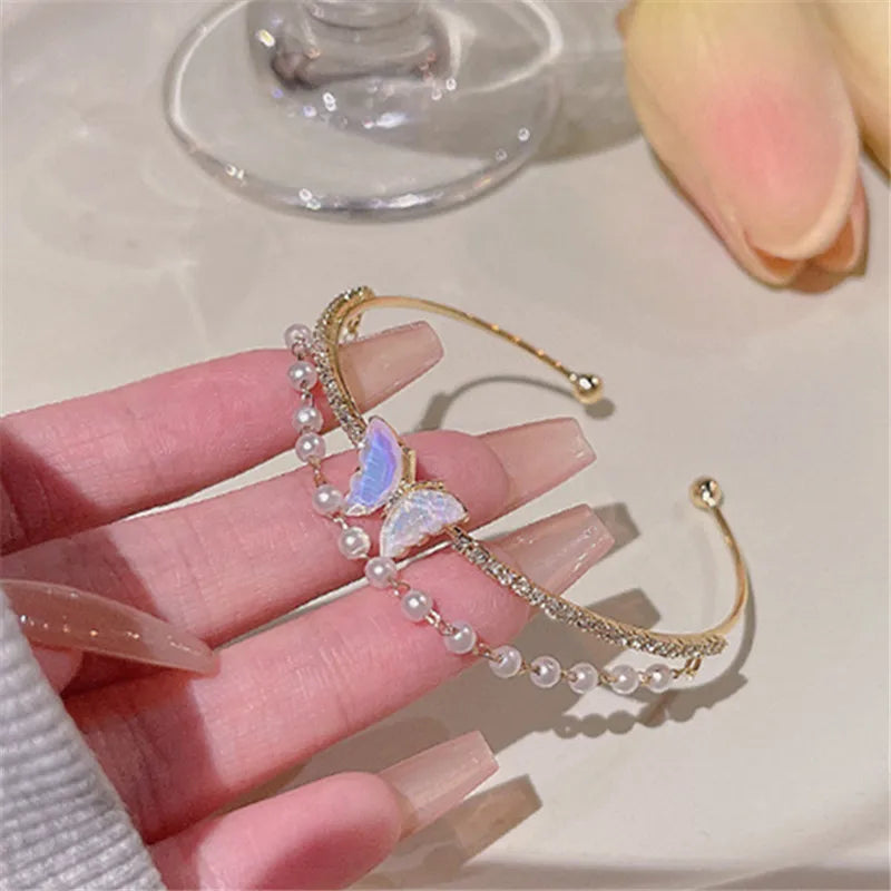 Bohemian Minimalist Multi-Layer Bracelet Set – 6-Piece Fashion Jewelry