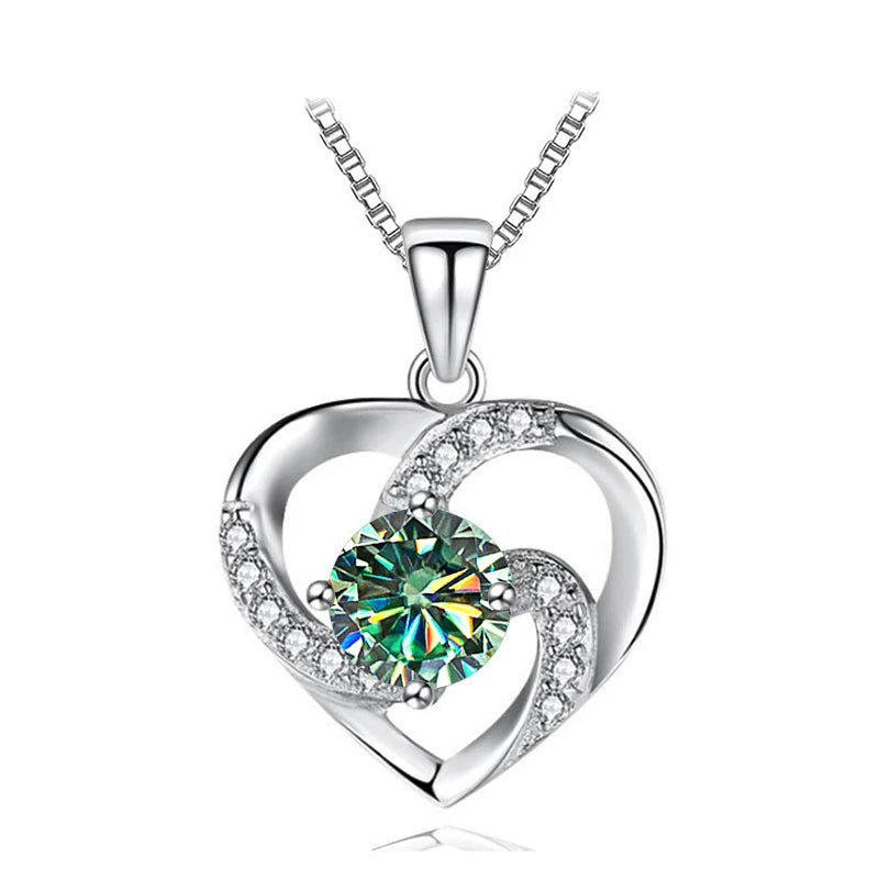 Heart Moissanite Necklace
