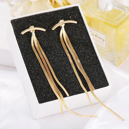Heart & Star Tassel Drop Earrings