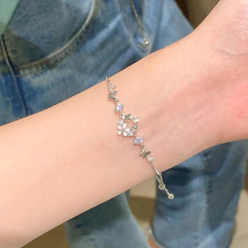 Bohemian Minimalist Multi-Layer Bracelet Set – 6-Piece Fashion Jewelry