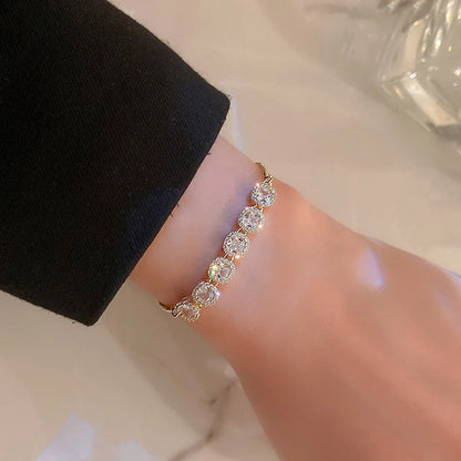 Bohemian Minimalist Multi-Layer Bracelet Set – 6-Piece Fashion Jewelry