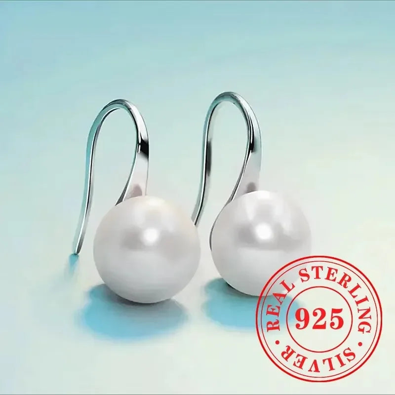 Floral Sterling Silver Hoop Earrings