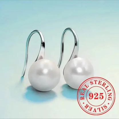 Floral Sterling Silver Hoop Earrings