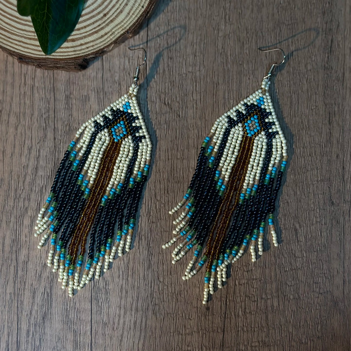 Bohemian Beaded Tassel Earrings – Lightweight Colorful Dangle Drops