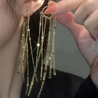 Vintage Droplet Tassel Earrings